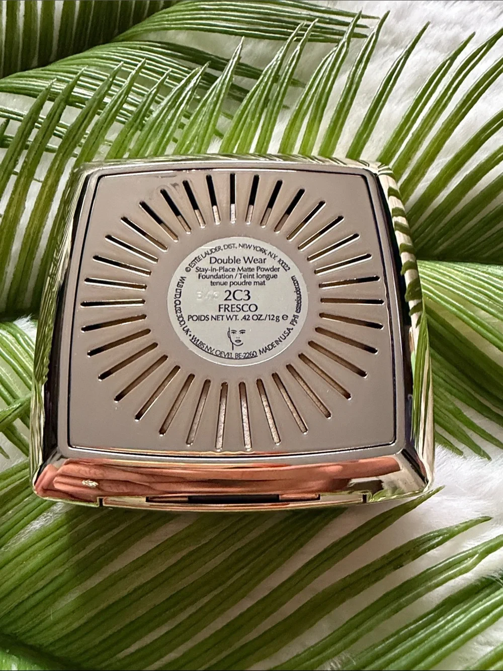 NIB Estée Lauder Double Wear Stay in Place Matte Powder Foundation 2C3 Fresco